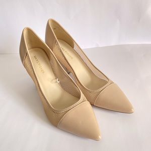 Marc Fisher Nude-Colored Mesh heels Women’s
